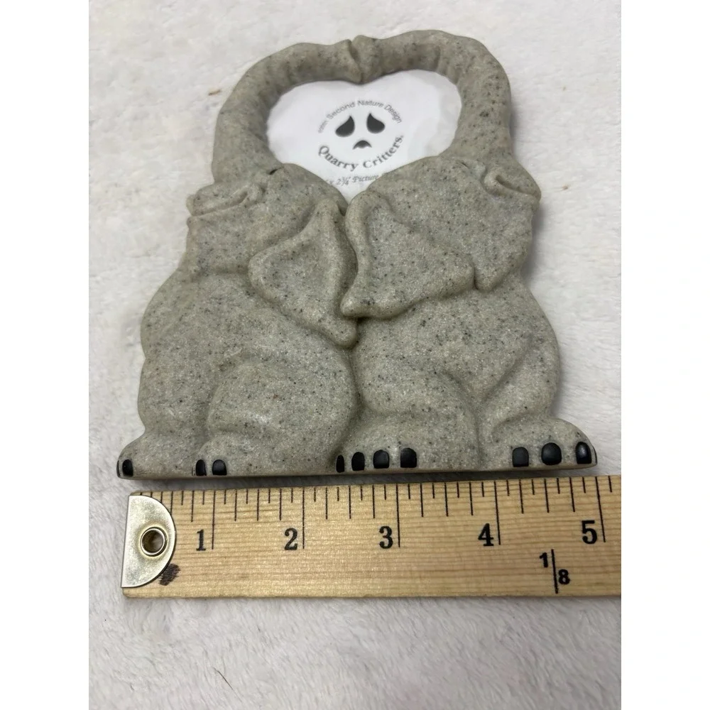 Quarry Critters 2x 2 3/4 Elephants Picture‎ Frame by Second Nature Design 2001